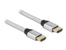 Компьютерные разъемы и переходники Ultra High Speed HDMI Kabel 48 Gbps 8K 60 Hz silber 3 m 85368 - Cable - Digital/Display/Video