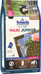 Сухие корма для собак Сухой корм для собак Bosch, Junior Maxi, для щенков больших пород, 3 кг
