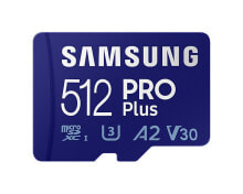 Карты памяти samsung PRO Plus карта памяти 512 GB MicroSDXC UHS-I Класс 10 MB-MD512KA/EU