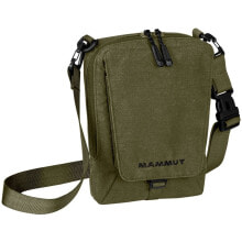 Мужские сумки через плечо Мужская сумка через плечо повседневная тканевая маленькая планшет зеленая MAMMUT Tasch Melange