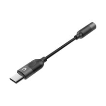 Компьютерные разъемы и переходники uNITEK M1204A кабельный разъем/переходник USB C 3,5 мм Черный