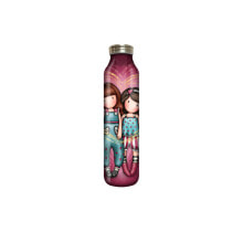 Спортивные шейкеры и бутылки Бутылка с водой Gorjuss Fireworks Металл Тёмно Бордовый (600 ml)