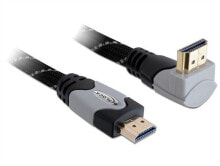 Компьютерные разъемы и переходники DeLOCK 5m High Speed HDMI 1.4 HDMI кабель HDMI Тип A (Стандарт) Черный, Серый 83077