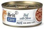 Влажный BRIT Care Cat Beef Pate&Olives Beef with Olive 70 g