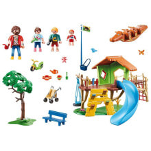 Детские игровые наборы и фигурки из дерева Набор с элементами конструктора Playmobil City Life 70281 Площадка приключений