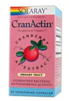 Solaray CranActin Растительный экстракт терпкой вишни антиоксидантное средство 120 растительных капсул