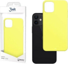 Чехлы для смартфонов чехол силиконовый желтый iPhone 12 3MK