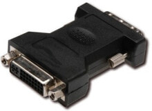 Компьютерные разъемы и переходники aSSMANN Electronic DVI-I - DVI-I Черный AK-320503-000-S