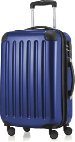 Мужские пластиковые чемоданы Мужской чемодан пластиковый синий HAUPTSTADTKOFFER Suitcase Alex, 55 cm, 45 Liters, black