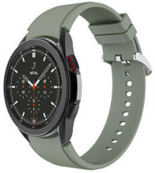 Ремешки и браслеты для часов Умные часы с серым силиконовым ремешком 4wrist Smartwatch W02P1 - Pink