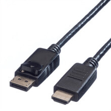 Компьютерные разъемы и переходники Value 11.99.5783 видео кабель адаптер 4,5 m DisplayPort Черный