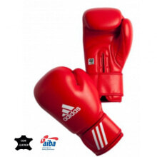 Боксерские перчатки боксерские перчатки Adidas с допуском AIBA красные
