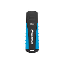 USB  флеш-накопители Transcend JetFlash 810 32GB USB 3.0 USB флеш накопитель USB тип-A 3.2 Gen 1 (3.1 Gen 1) Черный, Синий TS32GJF810