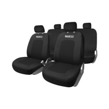 Чехлы и накидки на сиденья автомобиля Комплект чехлов на сиденья Sparco Sport Чёрный