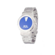 Женские наручные часы Женские часы аналоговые голубой циферблат серебристые Chronotech