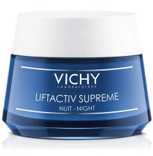 Антивозрастная косметика для ухода за лицом Vichy Liftactiv Supreme Nuit Cream Ночной лифтинг-крем против морщин, повышающий упругость кожи 50 мл