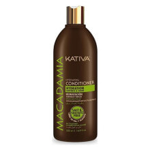 Бальзамы, ополаскиватели и кондиционеры для волос Kativa Macadamia Hydration Conditioner Увлажняющий и придающий блеск кондиционер с маслом макадамии 500 мл