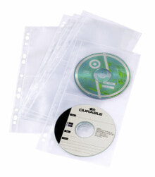 Диски и кассеты Durable 5282-19 чехол-конверт 4 диск (ов) Прозрачный 528219