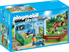 Детские игровые наборы и фигурки из дерева Набор с элементами конструктора Playmobil City Life 9277 Небольшой пансион для животных