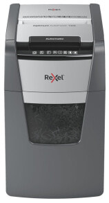 Шредеры Rexel Optimum AutoFeed+ 130X измельчитель бумаги Перекрестная резка 55 dB 22 cm Черный, Серебристый 2020130XEU
