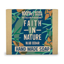 Кусковое мыло Faith In Nature Blue Сedar Hand Made Soap Кусковое мыло с экстрактом кедра  100 мл