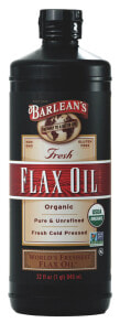 Рыбий жир и Омега 3, 6, 9 Barlean's Organic Fresh Flax Oil Растительное омега-3 из льняного масла 946 мл