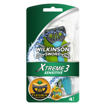 Мужские бритвы и лезвия одноразовые бритвенные станки Wilkinson Sword Xtreme-3 Sensitive 4 штук