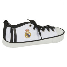Школьные пеналы пенал Real Madrid C.F. 1 отделение, белый цвет, в виде кроссовка