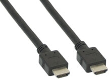 Компьютерные разъемы и переходники InLine 17605E HDMI кабель 5 m HDMI Тип A (Стандарт) Черный
