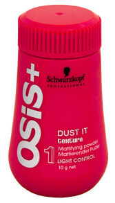 Воск и паста для укладки волос Schwarzkopf Osis+ Dust It Texture 1 Mattifying Powder Матирующая и текстурирующая пудра для фиксации волос 10 г