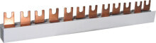 Комплектующие для щитов eti-Polam Fork connection rail 2P 100A 16mm2 54 mod. IZ16 / 2F / 54 (002921067)