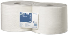 Туалетная бумага и бумажные полотенца tork 129237 Бумажное полотенце 2 слойное Белое  1500 листов 510 м 235 мм х 34 см