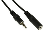 Акустические кабели inLine 99935 аудио кабель 5 m 3,5 мм Черный