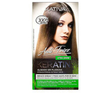 Наборы средств для волос Kativa Keratin Anti-frizz  Without Straightener Extra Shine Кератиновый набор для выпрямления и блеска волос