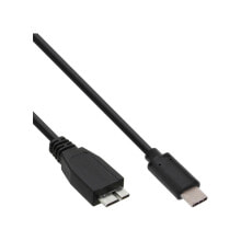 Компьютерные разъемы и переходники InLine USB 3.1 Typ C/Micro-B 0.5m USB кабель 0,5 m 3.2 Gen 2 (3.1 Gen 2) USB C Micro-USB B Черный 35726