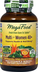 Витаминно-минеральные комплексы MegaFood Multi for Women 40 plus Мультивитаминный комплекс  для женщин от 40 лет 60 таблеток