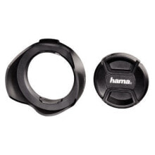Насадки и крышки на объективы для фотокамер hama 00093662 бленда 6,2 cm Черный