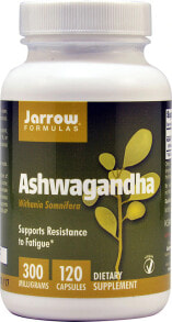 Ашваганда Jarrow Formulas Ashwagandha Withania Somnifera -- Ашваганда с Сомниферой - 300 мг - 120 капсул