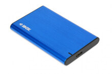 Корпуса и док-станции для внешних жестких дисков и SSD iBox HD-05 2.5" Чехол дляжестких и твердотельных дисков Синий IEUHDD5BL