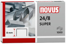 Степлеры, скобы и антистеплеры Novus 24/8 SUPER Упаковка скоб 1000 скоб 040-0038