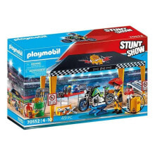 Детские игровые наборы и фигурки из дерева Конструктор Playmobil Stuntshow 70552 Трюковое шоу Сервис