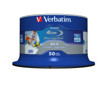 Диски и кассеты Verbatim 43812 чистые Blu-ray диски BD-R 25 GB 50 шт