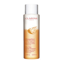Жидкие очищающие средства Clarins One-Step Facial Cleanser Лосьон для снятия макияжа и тонизирования кожи 2-в-1 200 мл