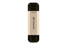 USB  флеш-накопители Transcend JetFlash 930C USB флеш накопитель 512 GB USB Type-A / USB Type-C 3.2 Gen 1 (3.1 Gen 1) Золото TS512GJF930C