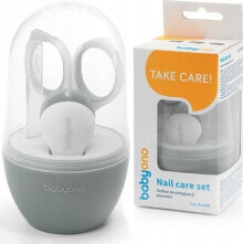 Babyono 398/03 - NAIL CARE KIT FOR CHILDREN AND BABIES GRAY