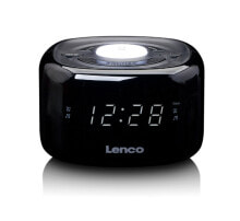 Настольные и каминные часы Lenco CR-12BK Часы Цифровой Черный CR12