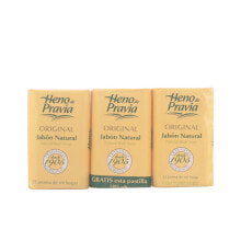 Кусковое мыло Heno De Pravia Original Soap Natural Натуральное кусковое мыло 3x115 гр