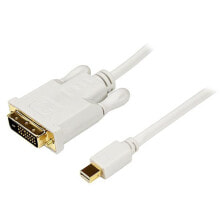 Компьютерные разъемы и переходники StarTech.com MDP2DVIMM3W видео кабель адаптер 0,91 m mini DisplayPort DVI-D Белый