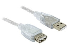 Компьютерные разъемы и переходники deLOCK 82239 USB кабель 1,8 m 2.0 USB A Белый