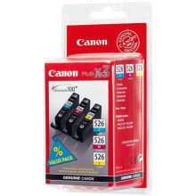 Картриджи для принтеров Canon CLI-526 C/M/Y Pack струйный картридж 1 шт Подлинный Голубой, Пурпурный, Желтый 4541B006